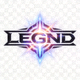 英雄联盟竞猜大厅页脚Logo图标，绿色金色配色的电竞资讯站标志